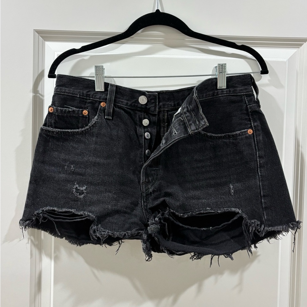 Levi’s Black Denim Shorts